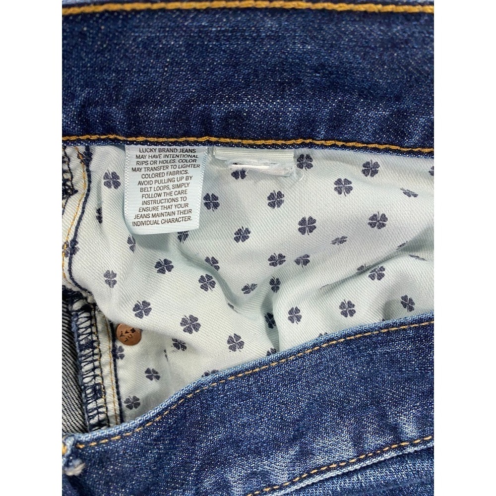 Lucky Brand Men's Denim Jeans 410 Athletic Slim Blue Size 34x30 Dark Wash - Picture 8 of 10